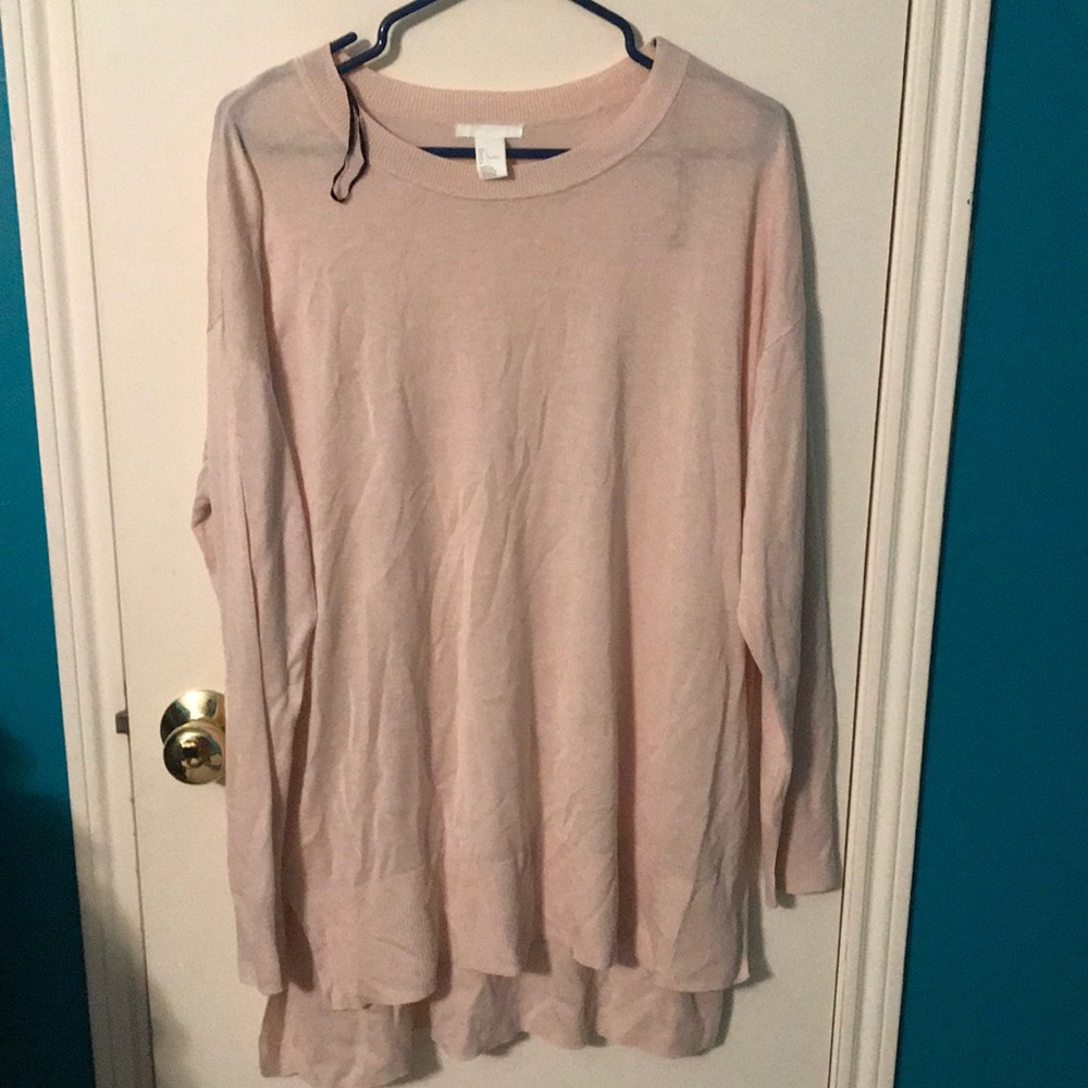 Pink long sleeve H&M shirt